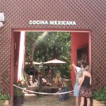funny Christmas Nativity with Mexican Kitchen sign