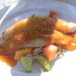 Grouper dish at Wah Wah Bar Playa del Carmen